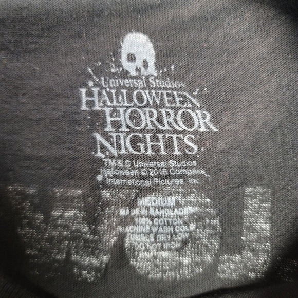 Universal Studios Halloween Horror Nights Michael Myers 2016 Blood Splatter Sz M - Picture 5 of 8